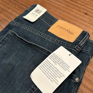 Men’s Calvin Klein Slim Straight Jeans 36W 32L NWT